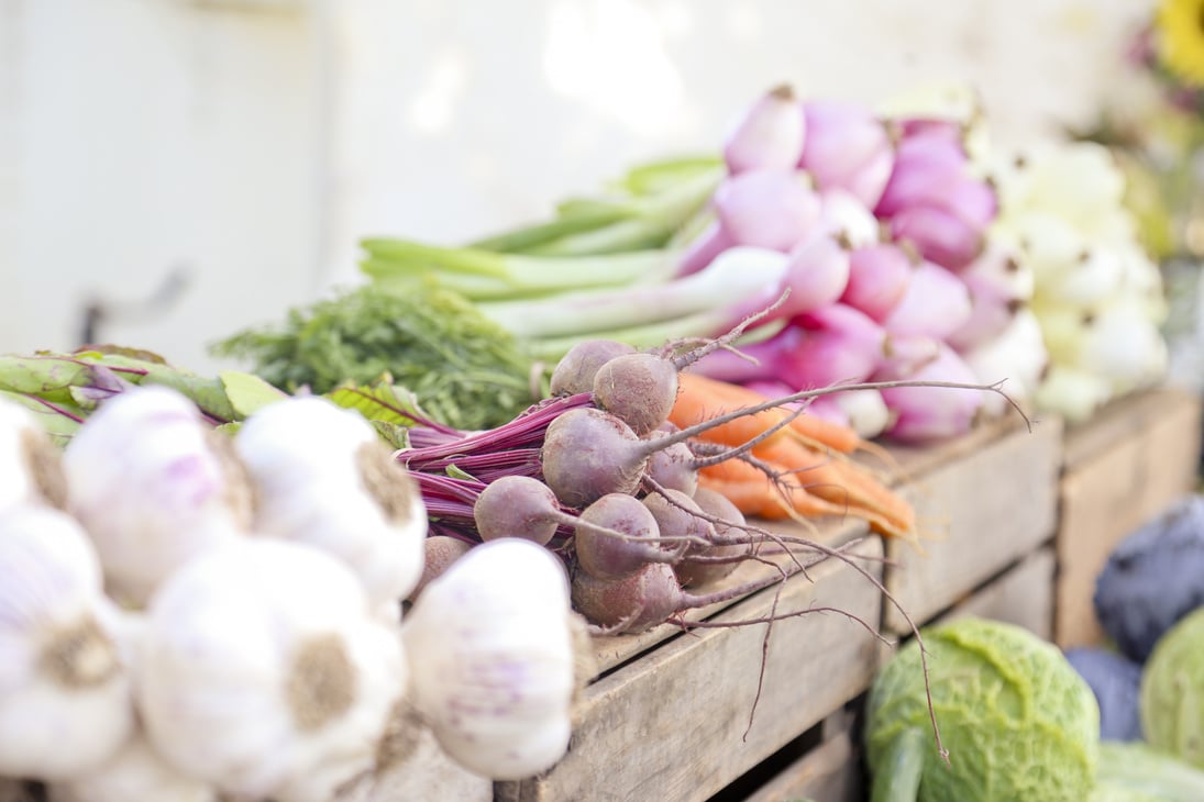 Vegetables in the Farmers Market